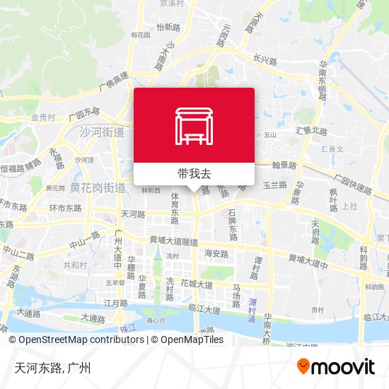 天河东路地图