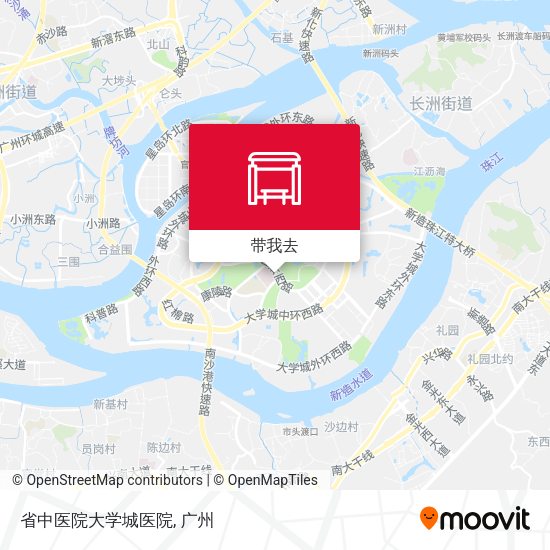 省中医院大学城医院地图