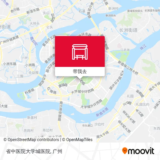 省中医院大学城医院地图