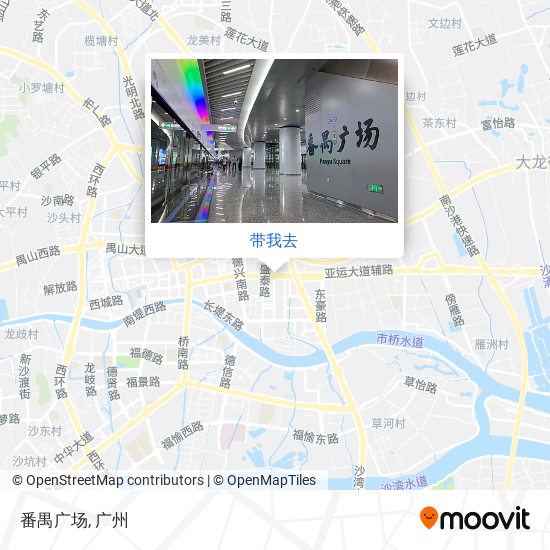 番禺广场地图