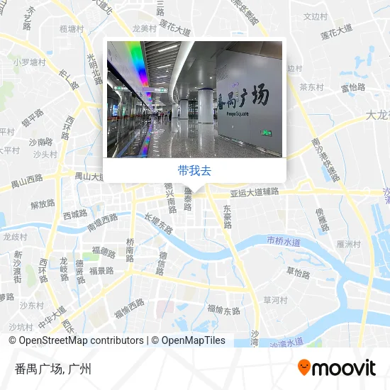 番禺广场地图