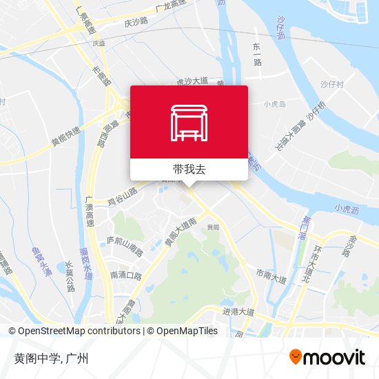 黄阁中学地图