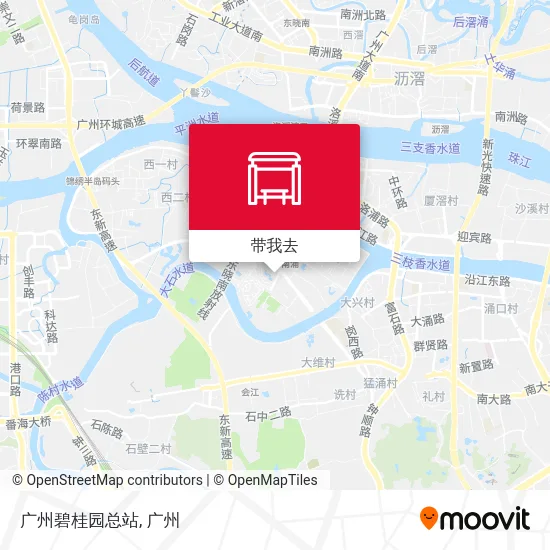 广州碧桂园总站地图