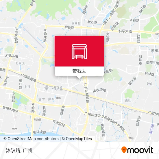 沐陂路地图
