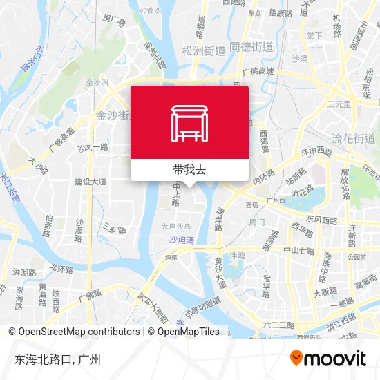 东海北路口地图