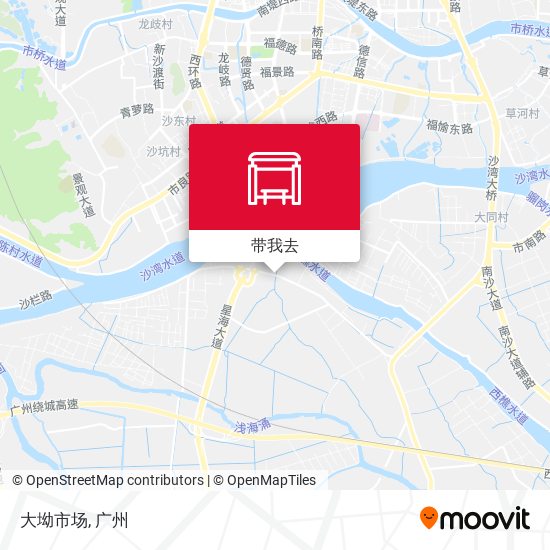 大坳市场地图