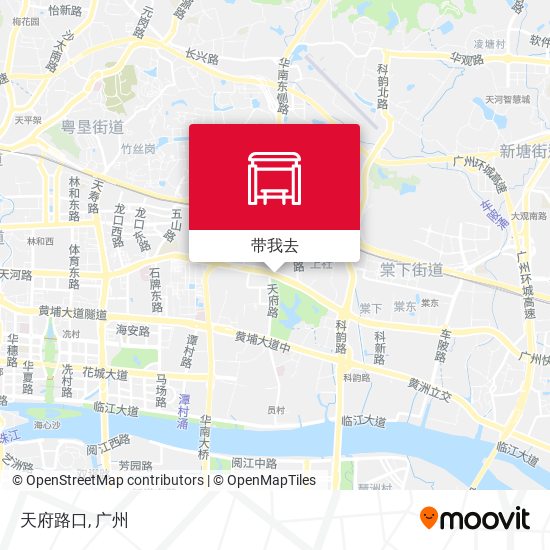 天府路口地图