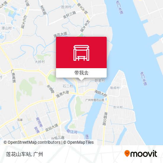 莲花山车站地图