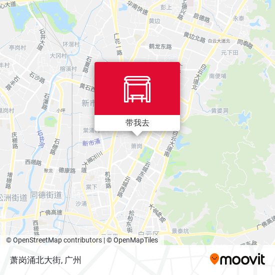 萧岗涌北大街地图