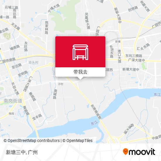 新塘三中地图