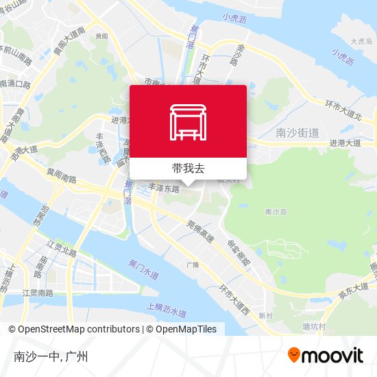 南沙一中地图