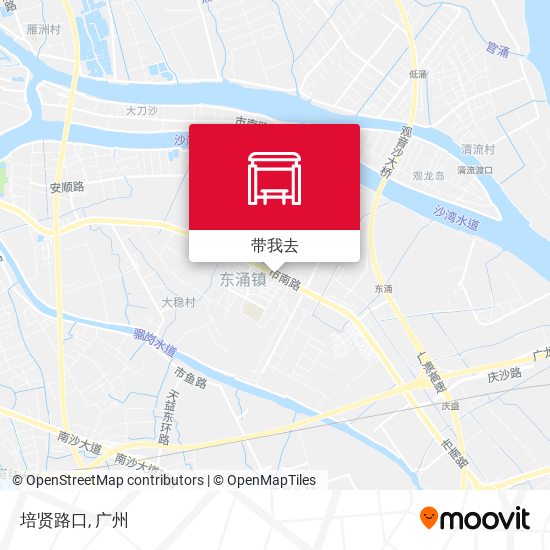 培贤路口地图
