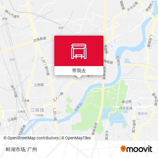 蚌湖市场地图