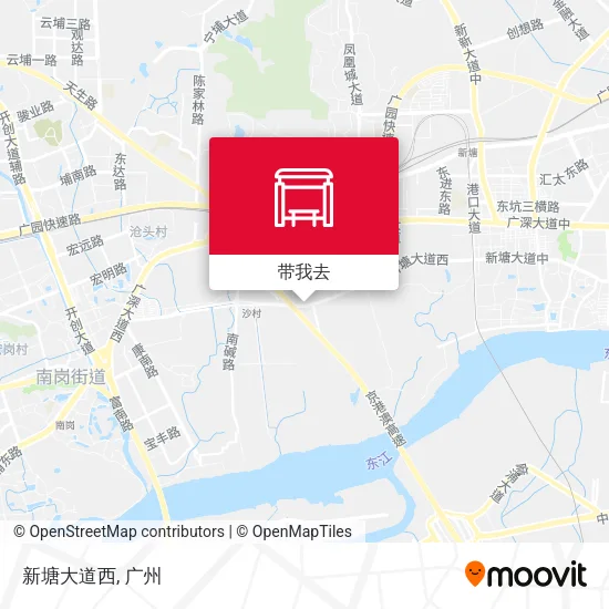 新塘大道西地图