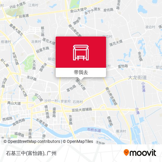 石基三中(富怡路)地图
