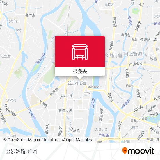 金沙洲路地图