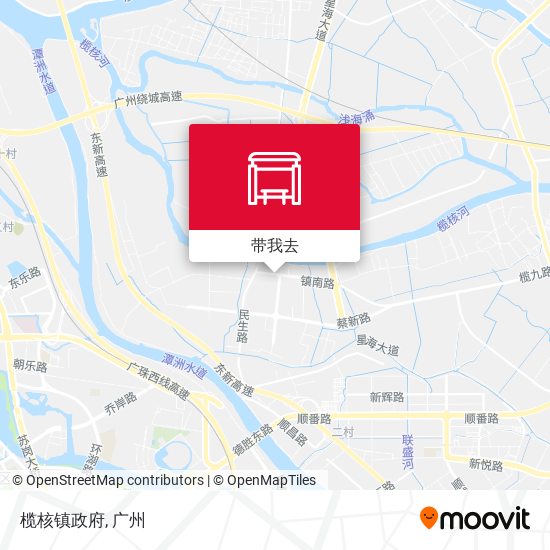 榄核镇政府地图