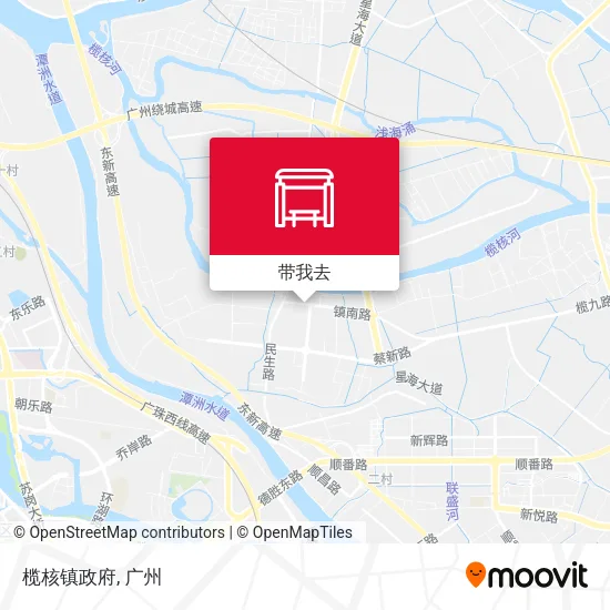 榄核镇政府地图