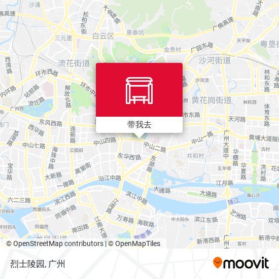 烈士陵园地图