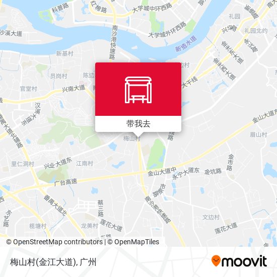 梅山村(金江大道)地图