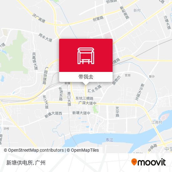 新塘供电所地图