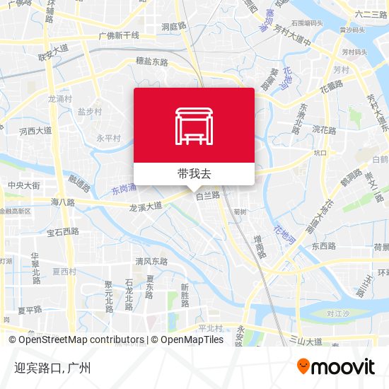 迎宾路口地图