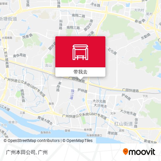 广州本田公司地图