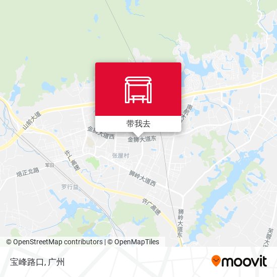 宝峰路口地图
