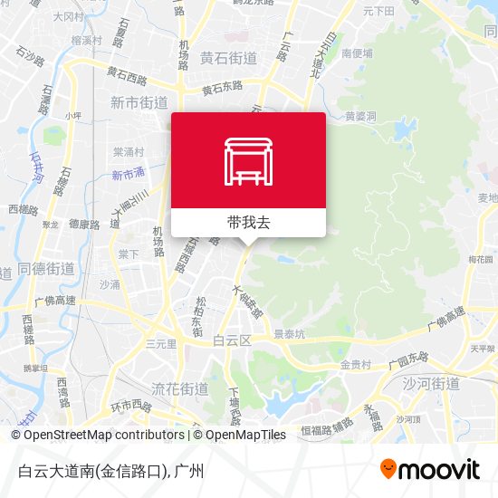 白云大道南(金信路口)地图