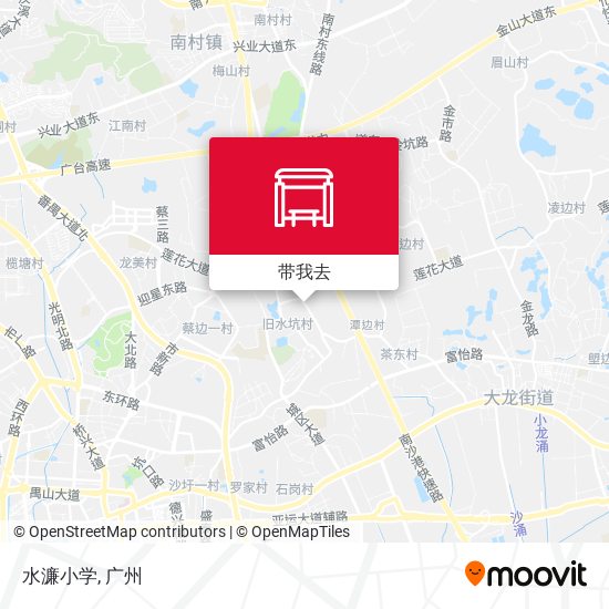 水濂小学地图