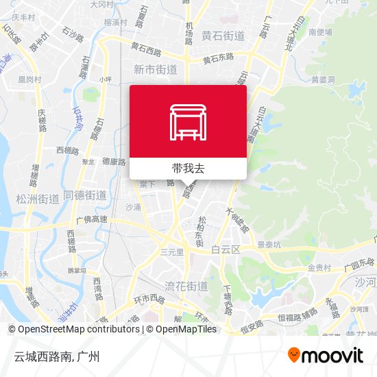 云城西路南地图
