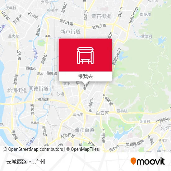 云城西路南地图