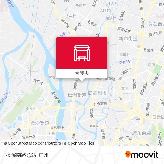 槎溪南路总站地图