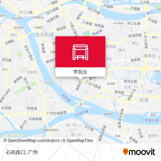 石岗路口地图