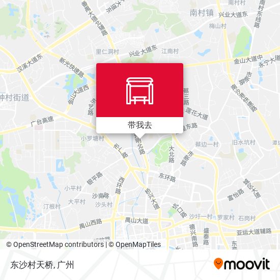 东沙村天桥地图