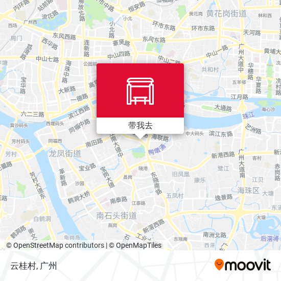 云桂村地图