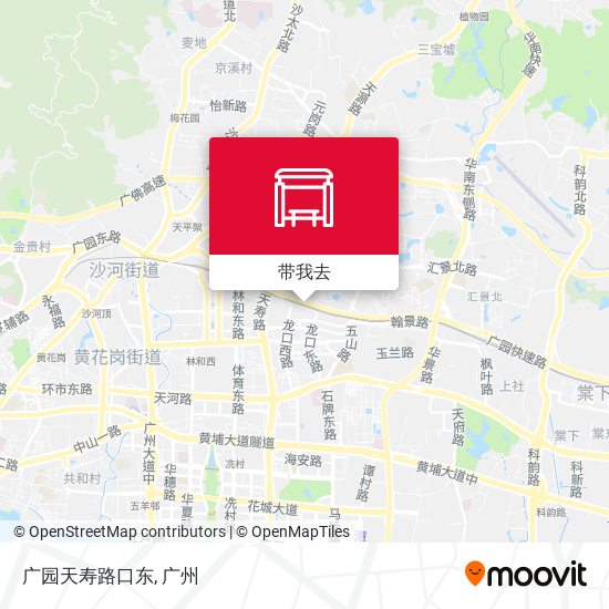 广园天寿路口东地图