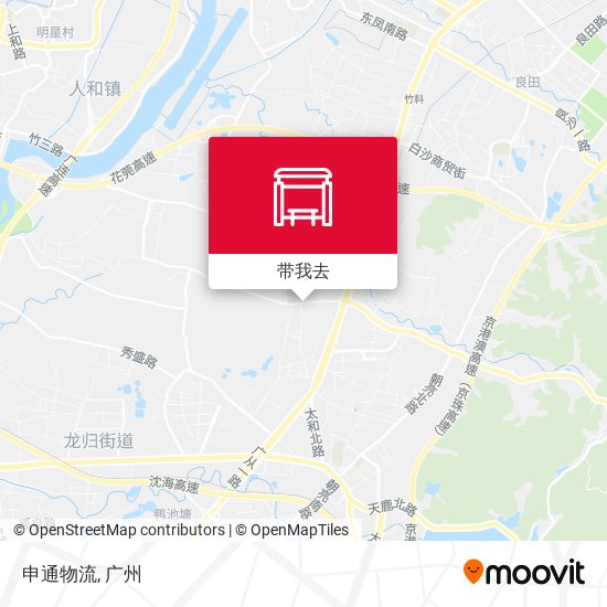 申通物流地图