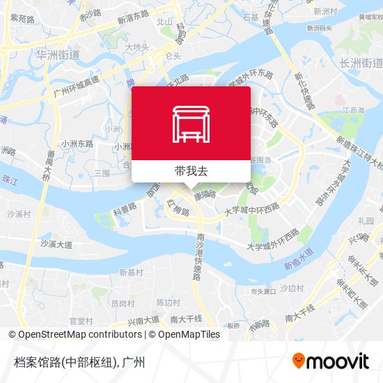 档案馆路(中部枢纽)地图