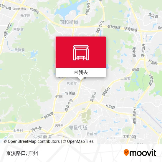 京溪路口地图