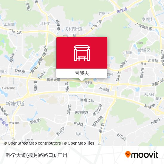 科学大道(揽月路路口)地图
