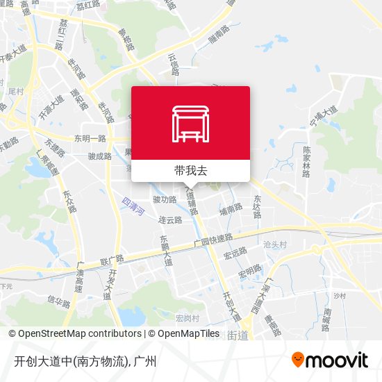 开创大道中(南方物流)地图