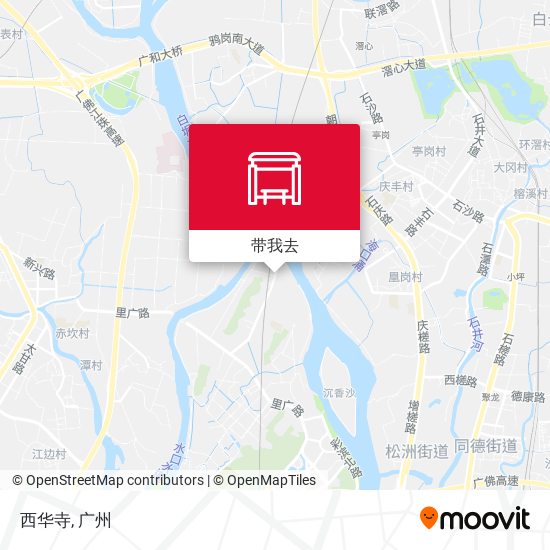 西华寺地图