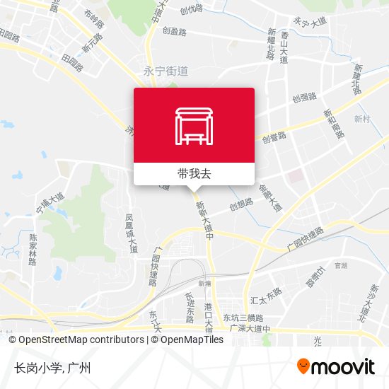 长岗小学地图