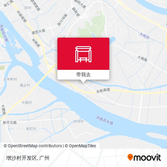 增沙村开发区地图
