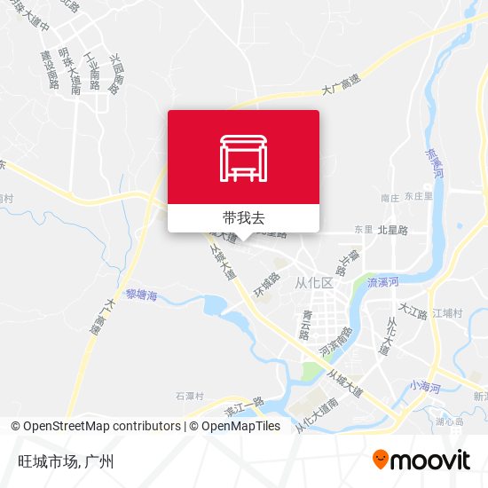 旺城市场地图