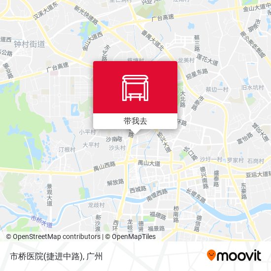 市桥医院(捷进中路)地图