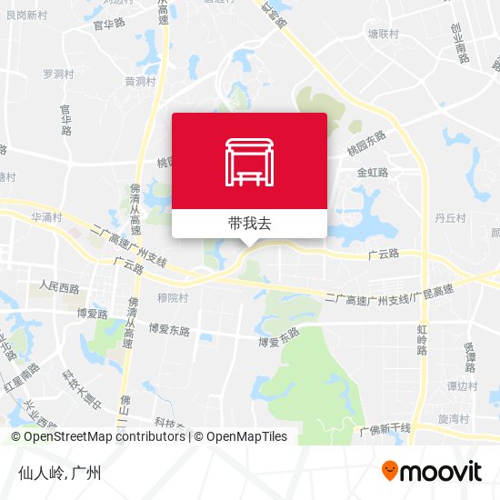 仙人岭地图