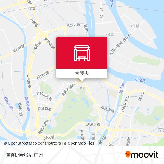 黄阁地铁站地图