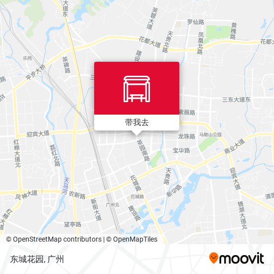 东城花园地图